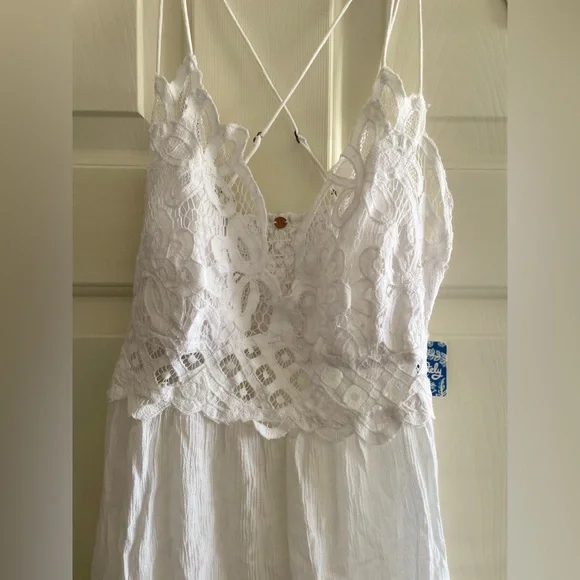 Free people medium white dress new with tags - Picture 2 of 5